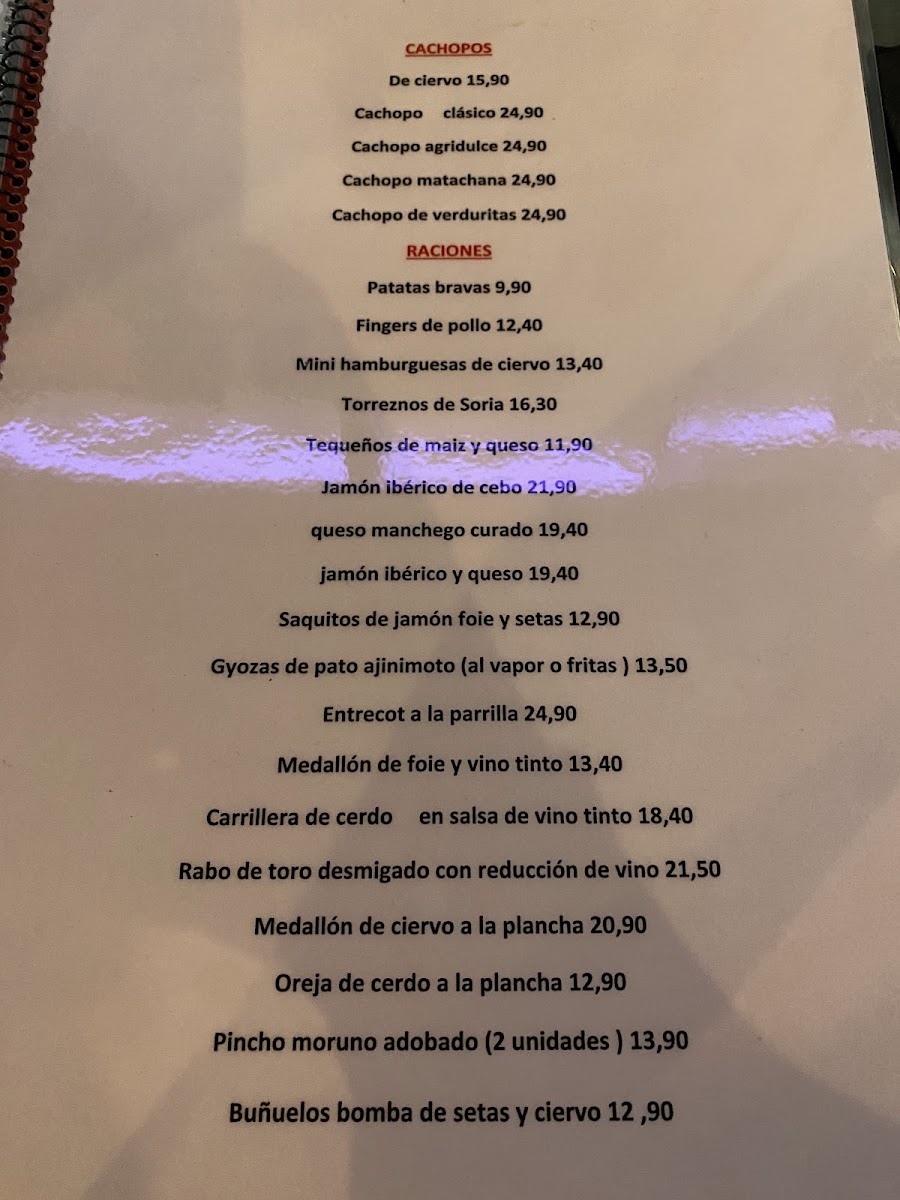 taberna la rita Menu - Image 2