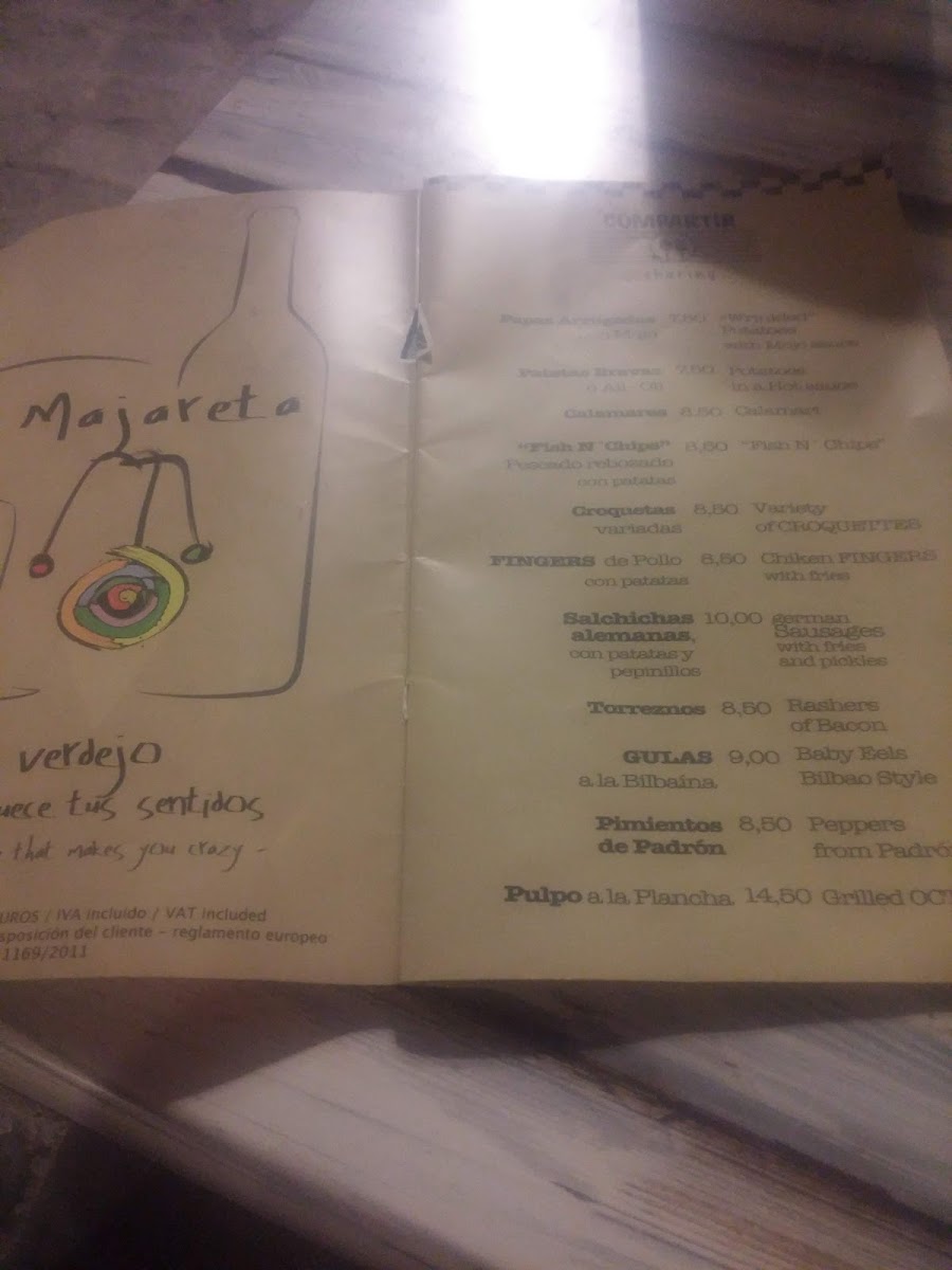 taberna la rita Menu - Image 4